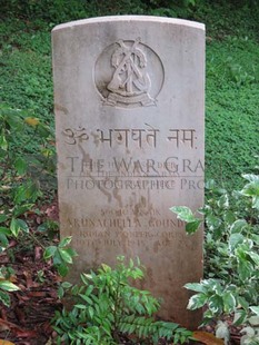 TRINCOMALEE WAR CEMETERY - ARUNACHELLA GOUNDER, 